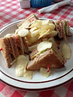 Club Sandwich and Chips